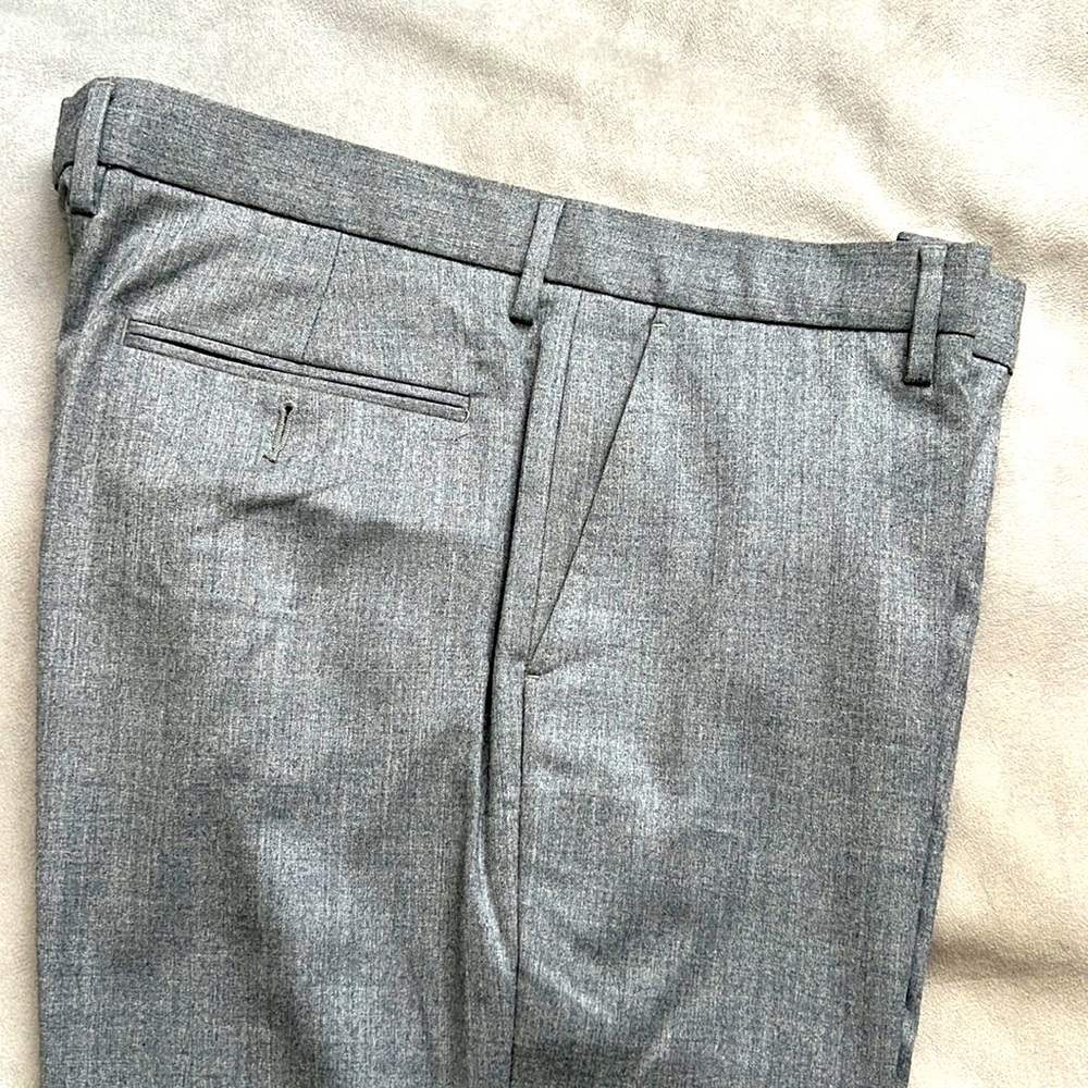 J. Crew Mens Dress Pants | size 34W x 32L | Slim Bedford | Grey